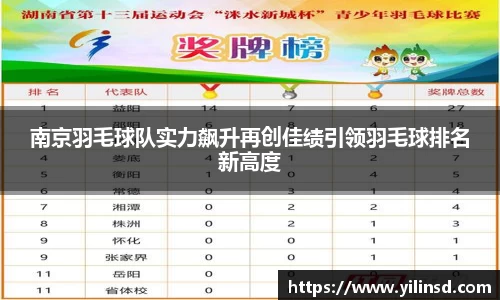 南京羽毛球队实力飙升再创佳绩引领羽毛球排名新高度